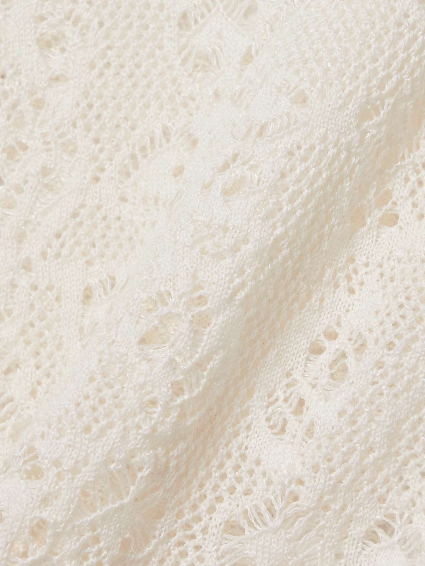 Pontus crocheted wool and silk-blend tank Ivory - 4