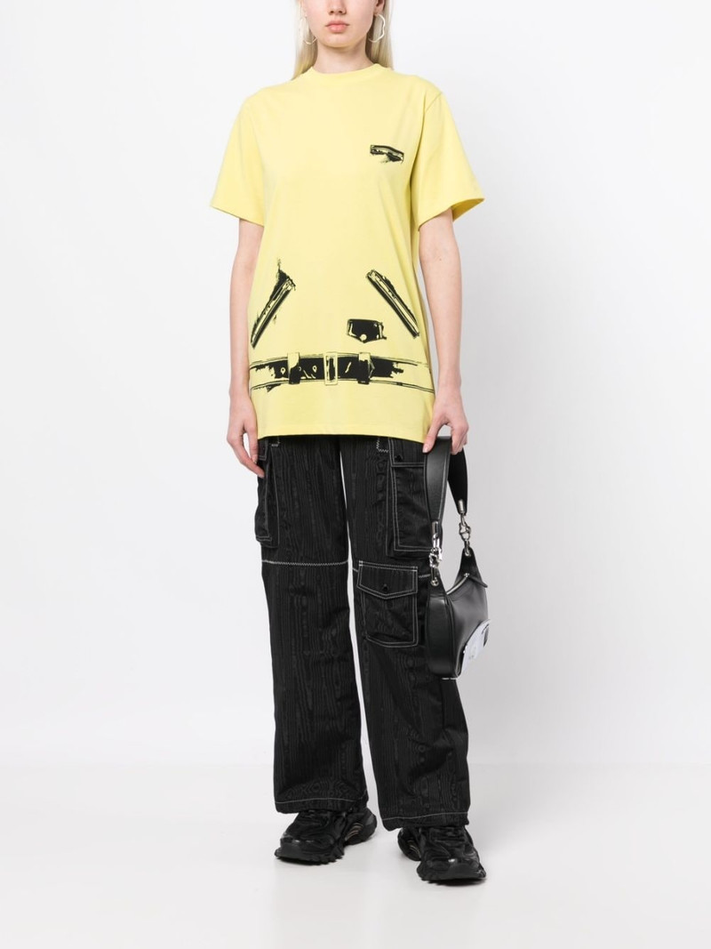We11done graphic-print short-sleeve T-shirt outlook