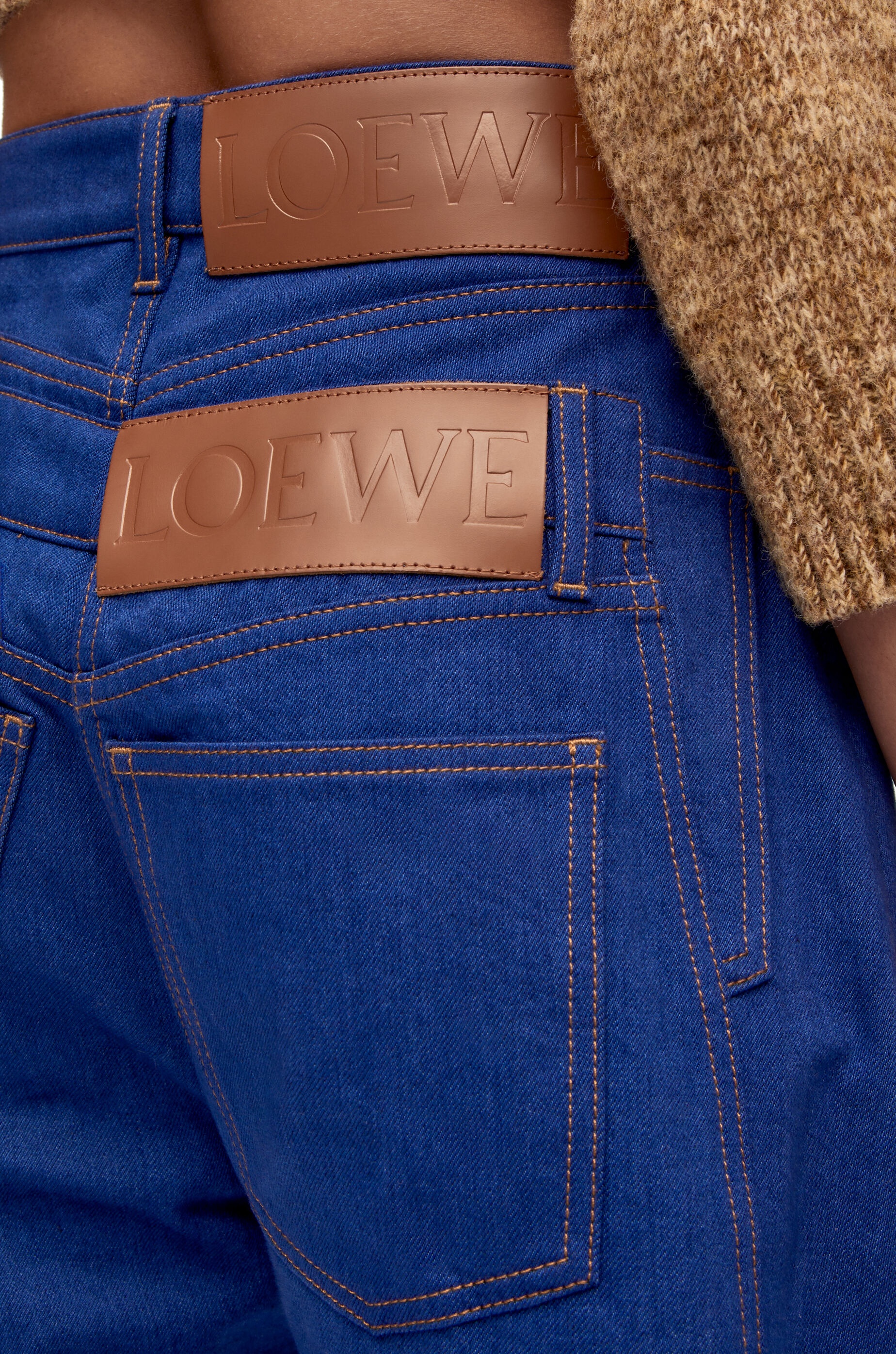 Trompe l'oeil jeans in denim - 5
