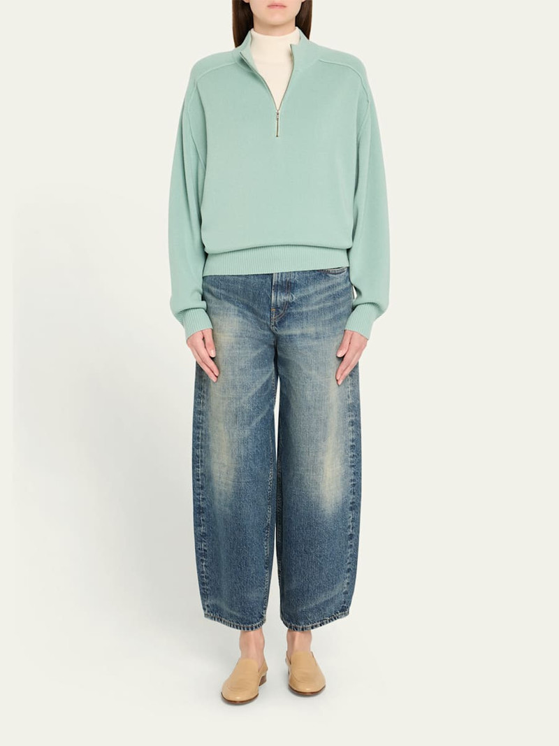 6397 Half-Zip Wool-Cashmere Pullover outlook