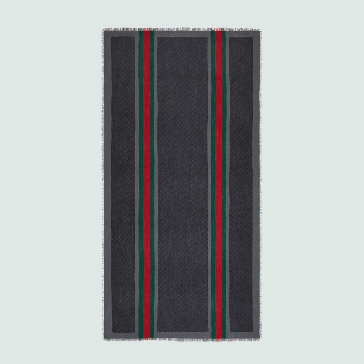 Silk wool stole with Web - 2