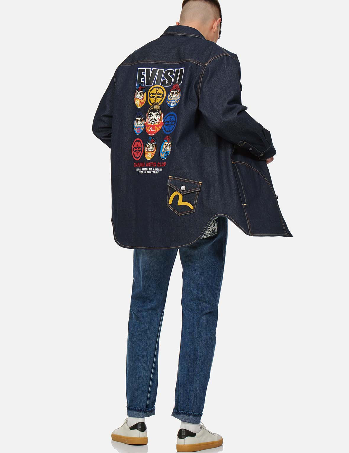 DARUMA DENIM SHIRT JACKET - 5
