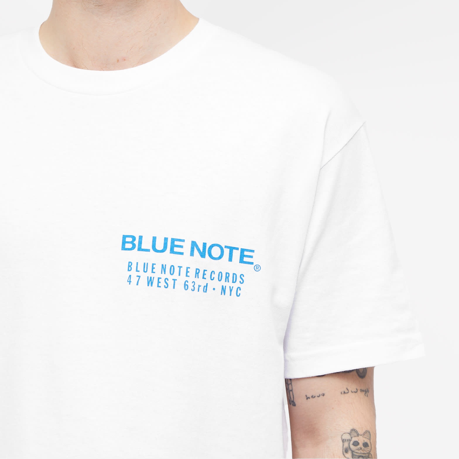 トップス WACKO MARIA BLUENOTE TEE Wacko Maria Men's Blue Note Type 2 T-Shirt in Black Wacko Maria