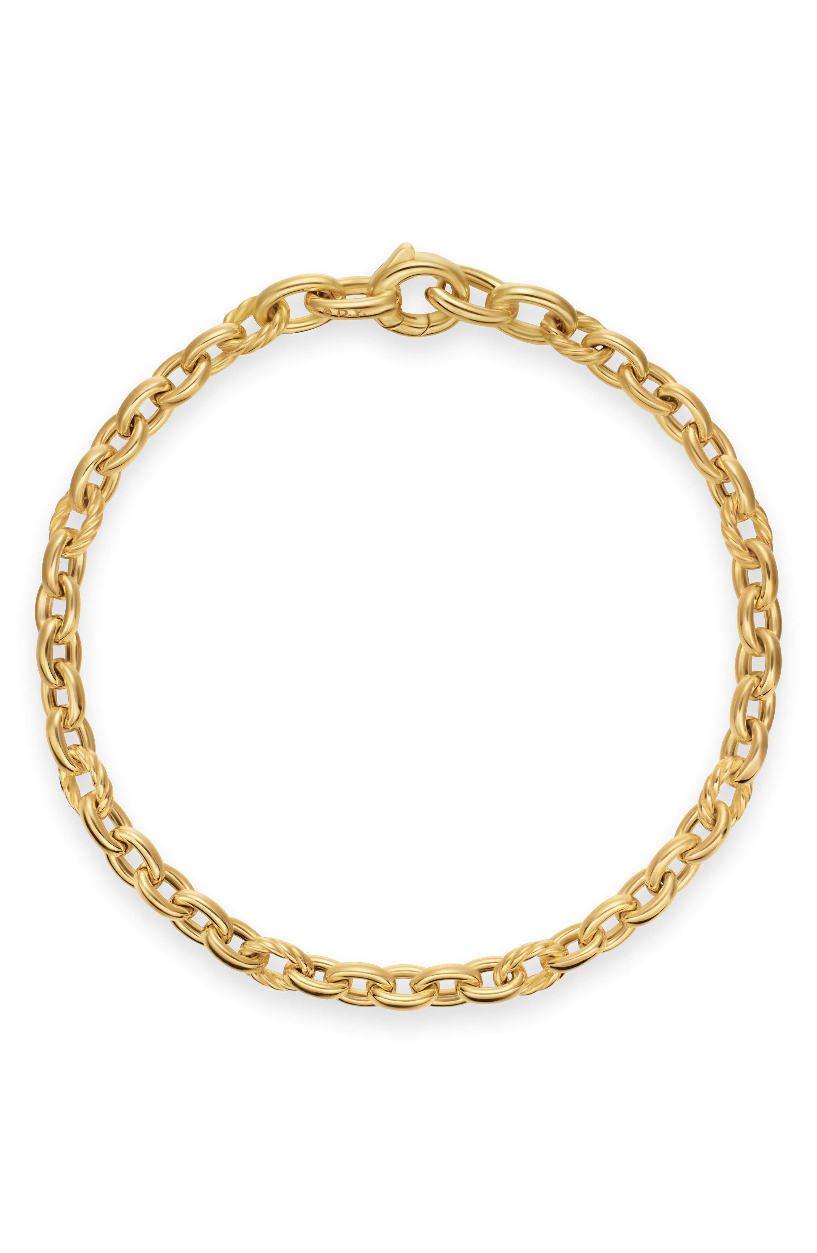 David Yurman DY Mercer® Petite Chain Bracelet in 18K Yellow Gold, 4.5mm in 18K Gold at Nordstrom - 5
