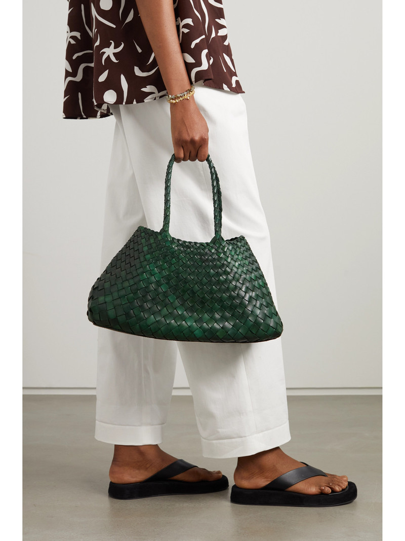 DRAGON DIFFUSION Santa Croce Big Woven Leather Tote outlook