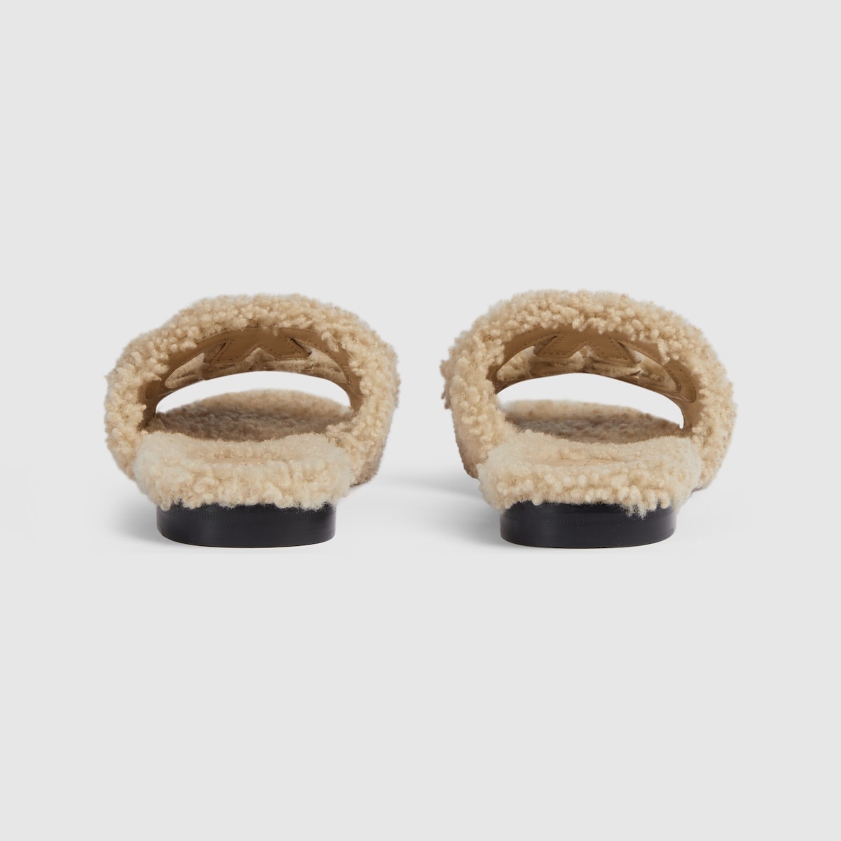 Women's Interlocking G slide sandals - 4