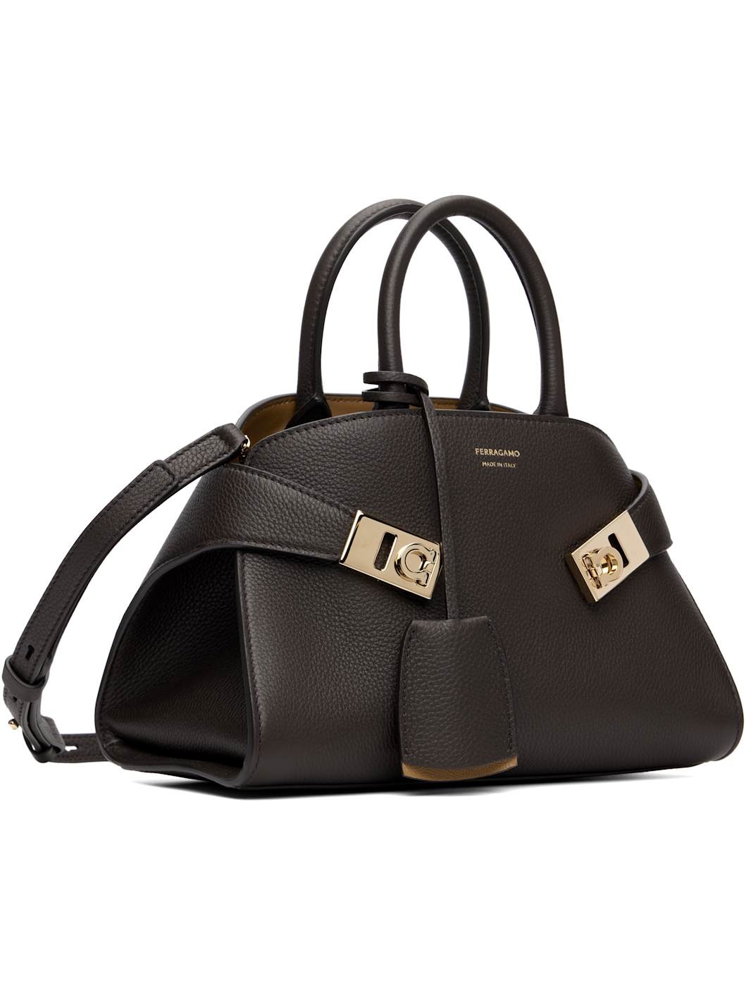 Brown Mini Hug Bicolor Bag - 2