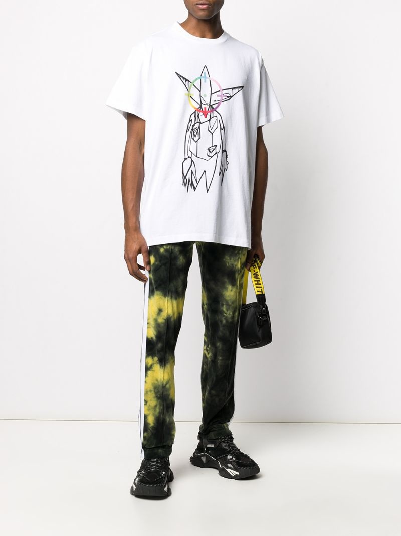 x Futura alien print T-shirt - 2