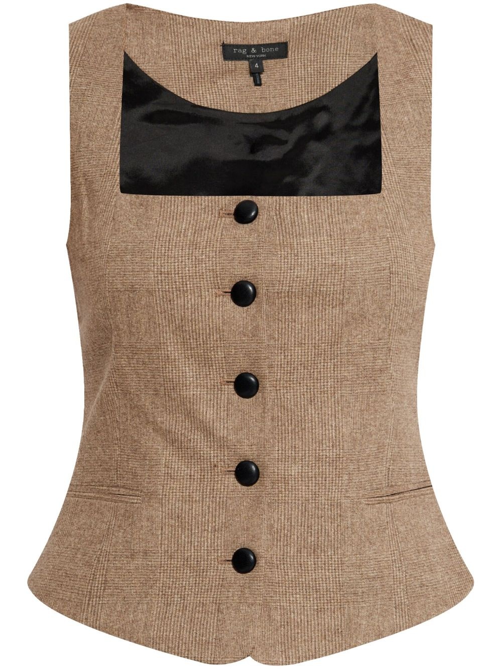 checked waistcoat - 1