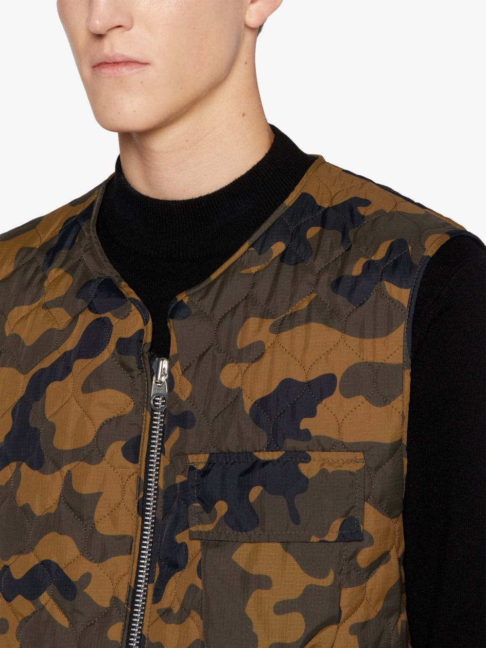 GENERAL CAMO RIPSTOP NYLON GILET | GQM-211 - 5