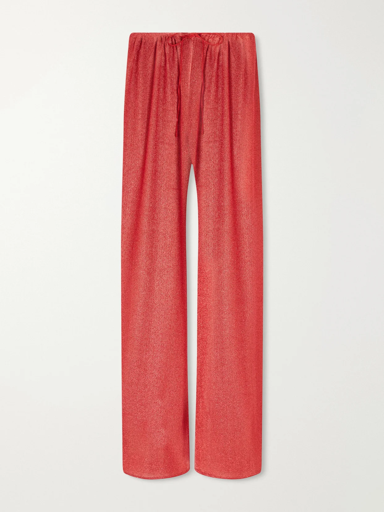 Lumière Metallic Lurex Wide-leg Pants - 1