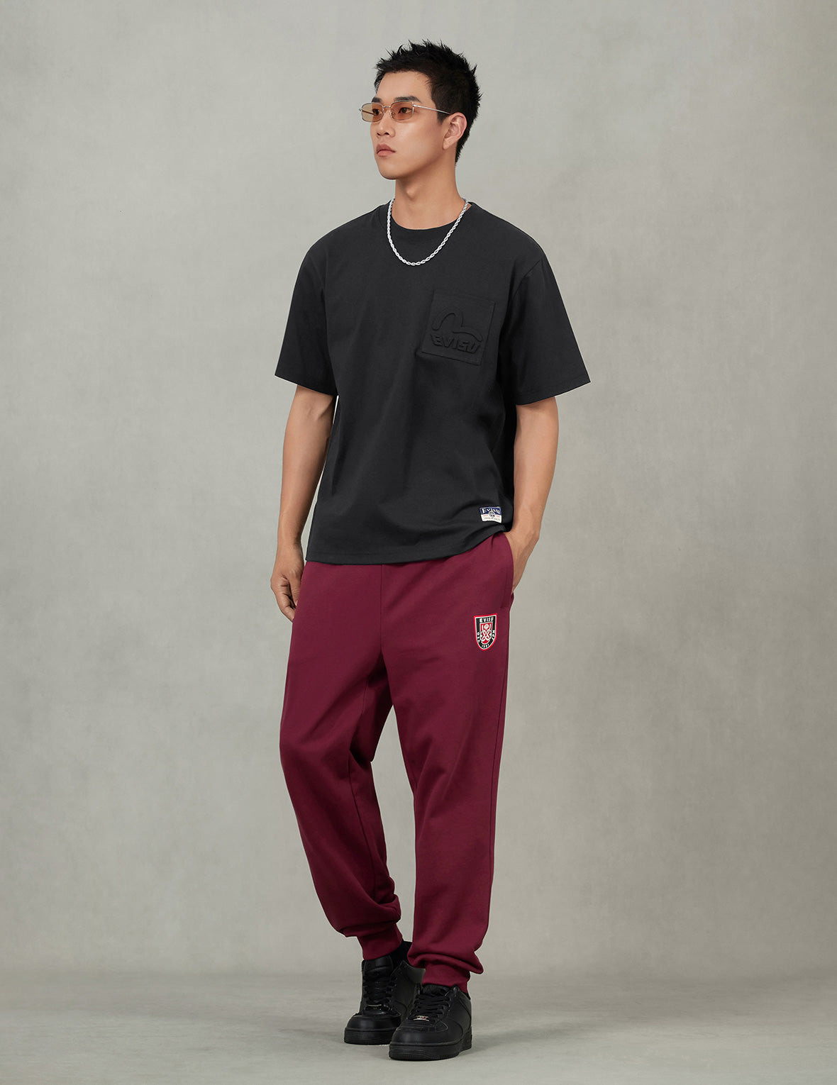 Henohenomohe Godhead Daicock Print Regular Fit Sweatpants - 5