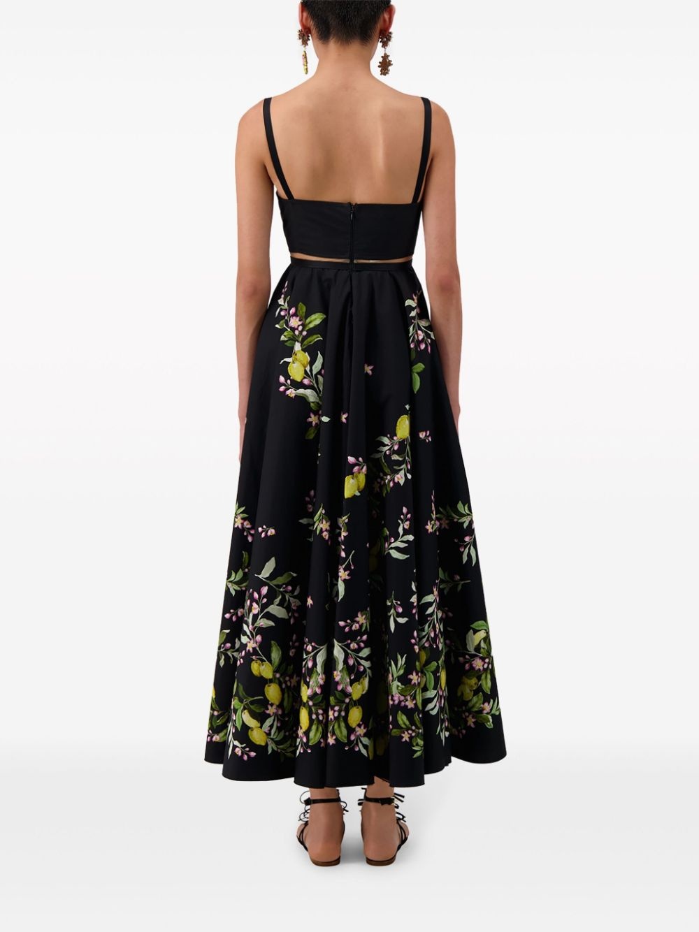 Saint-Tropez floral-print flared midi dress - 5