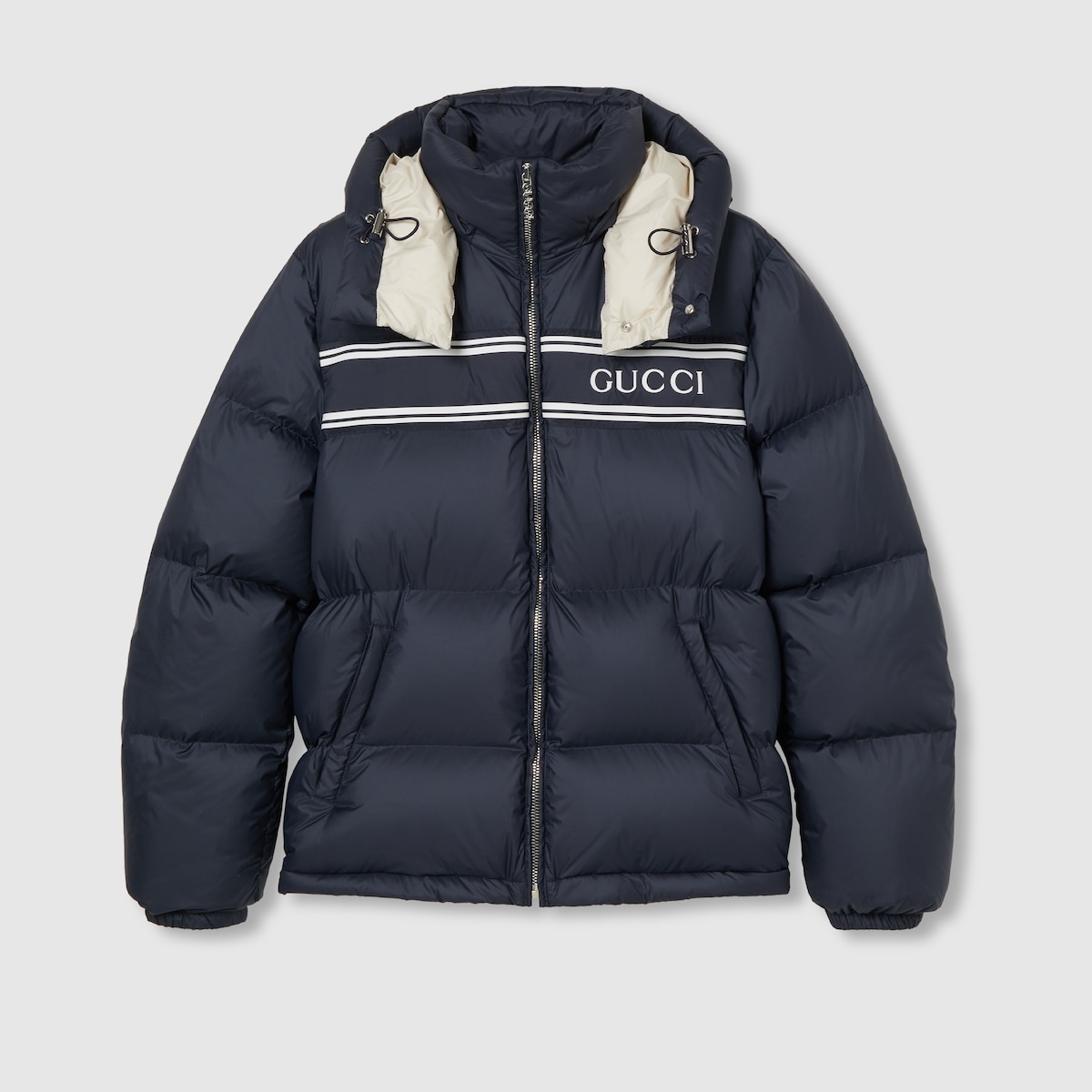 Nylon puffer jacket - 1