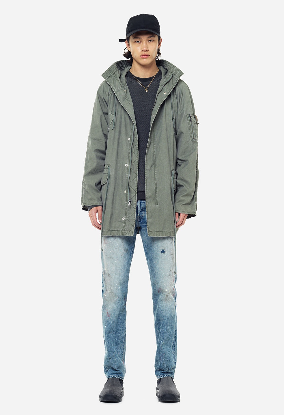 COTTON POPLIN FRAME II PARKA - 3