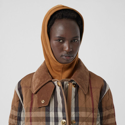 Burberry Logo Appliqué Cotton Hood outlook