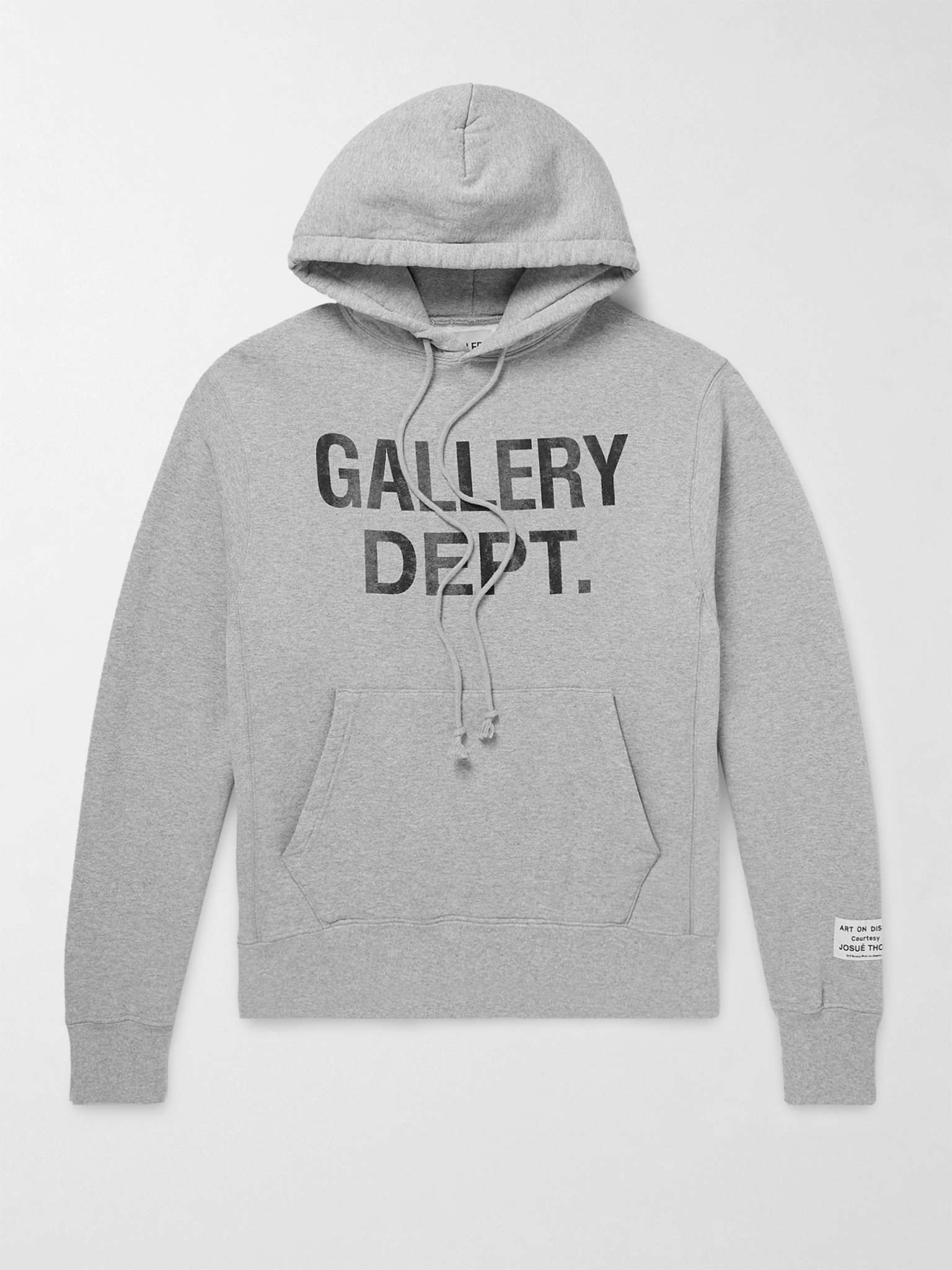 Logo-Print Cotton-Jersey Hoodie - 1