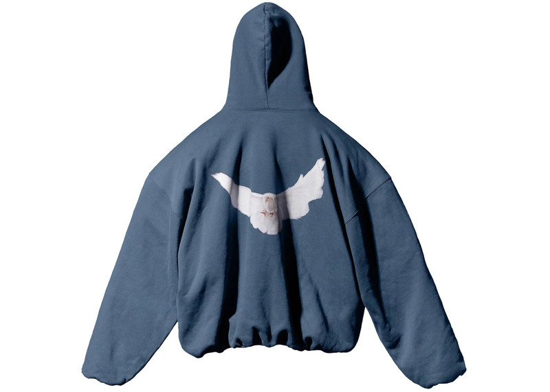 YEEZY Yeezy Gap Engineered by Balenciaga Dove Hoodie Dark Blue outlook