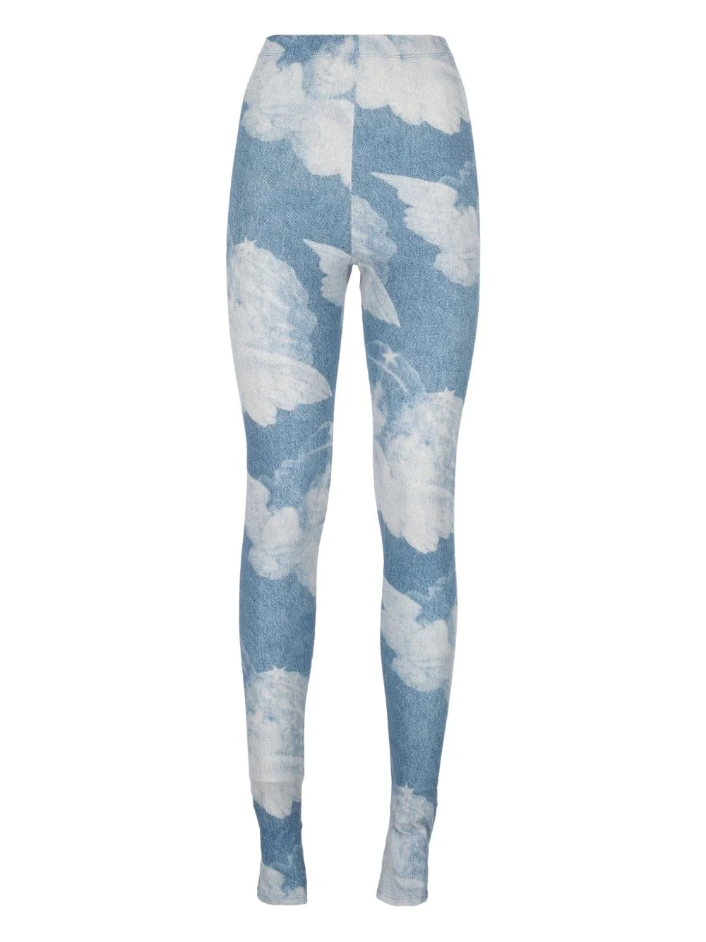 angels-print leggings - 1
