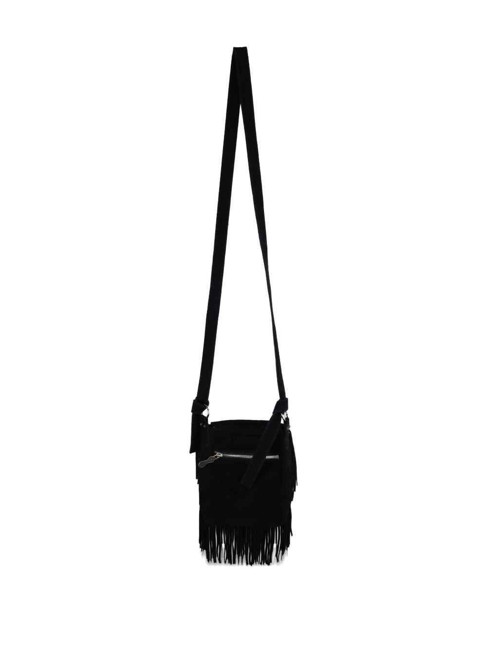 Castle Cowboy fringed messenger bag - 2