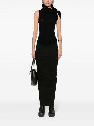 Rick Owens high-neck knitted top outlook