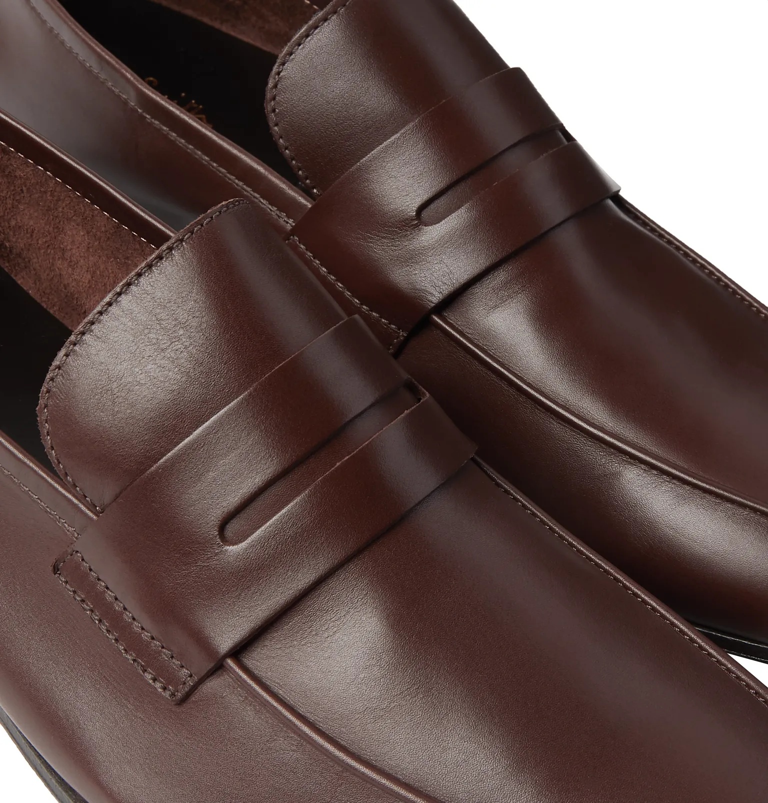 Glynn Leather Penny Loafers - 7