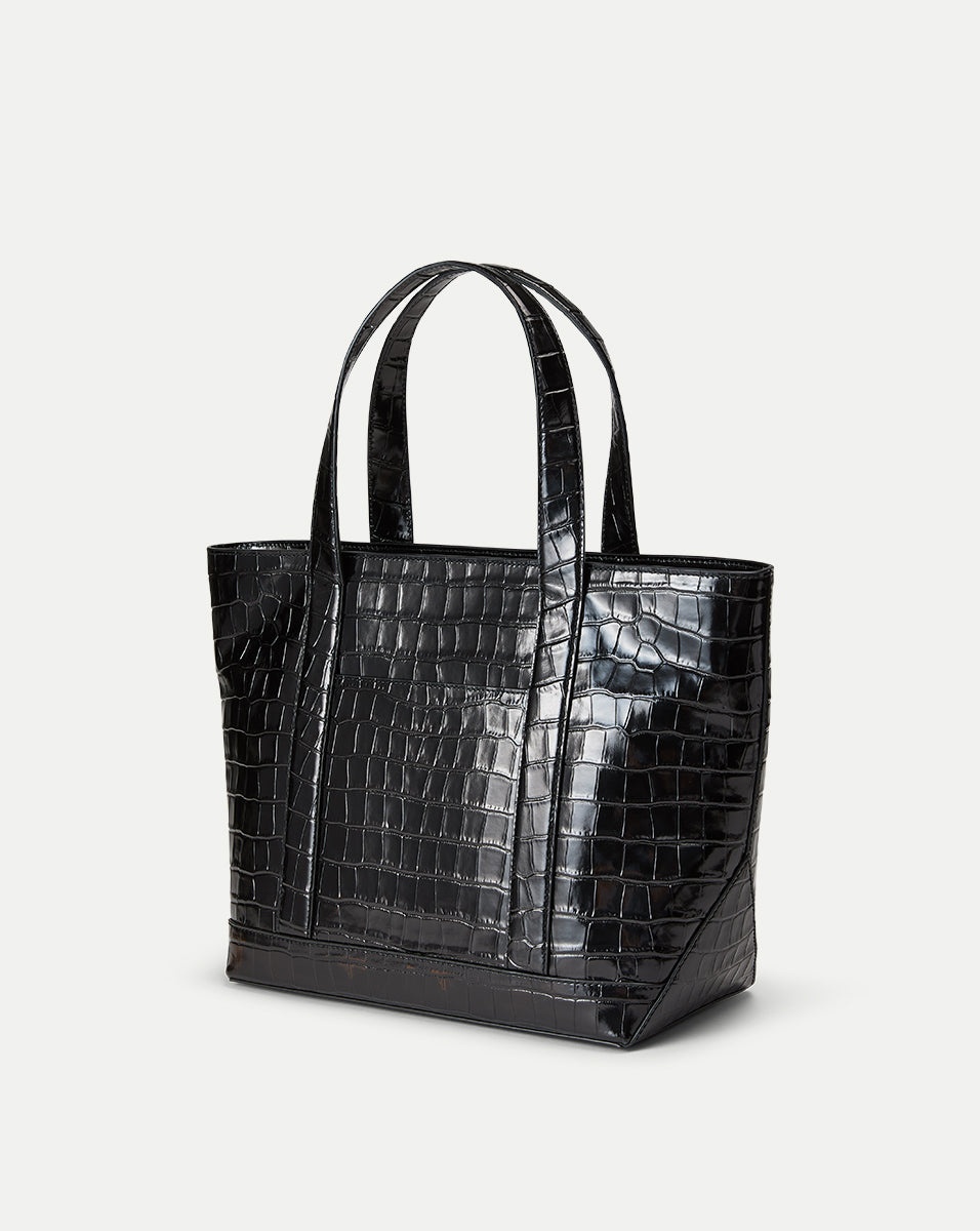 CROC-EMBOSSED VERONICA BEARD GOODY GRAND BAG - 5