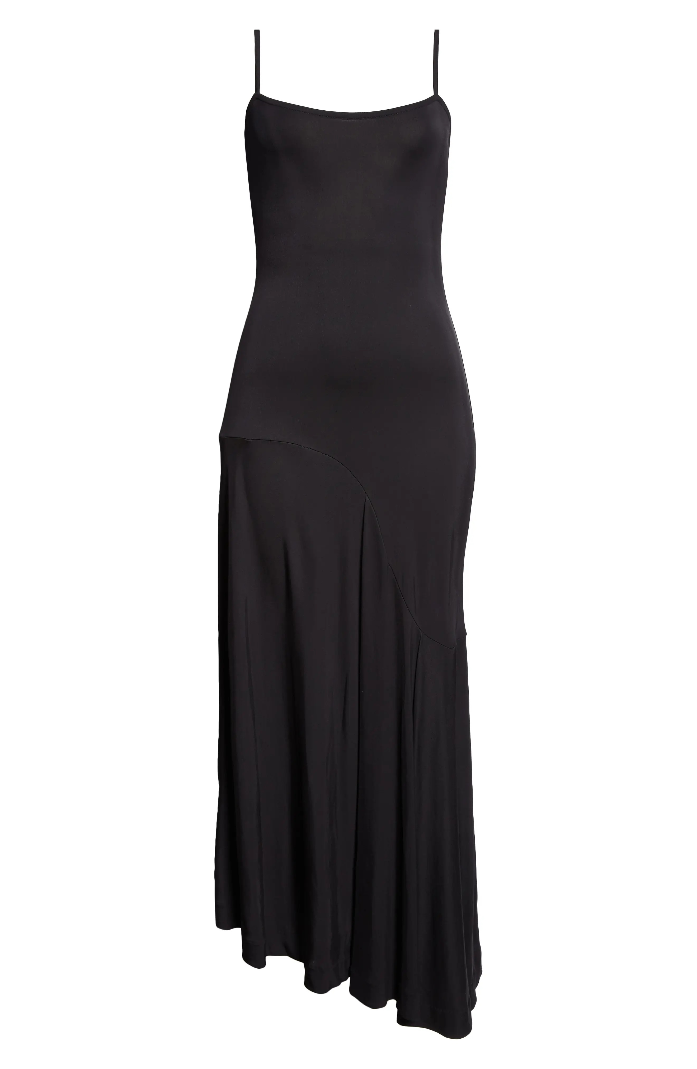 Asymmetric Contour Seam Slipdress - 5