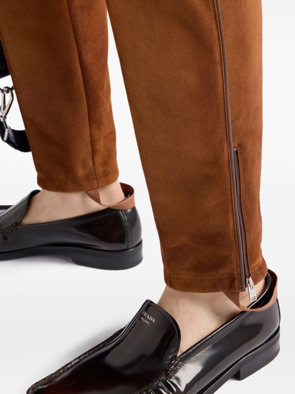 suede trousers - 6