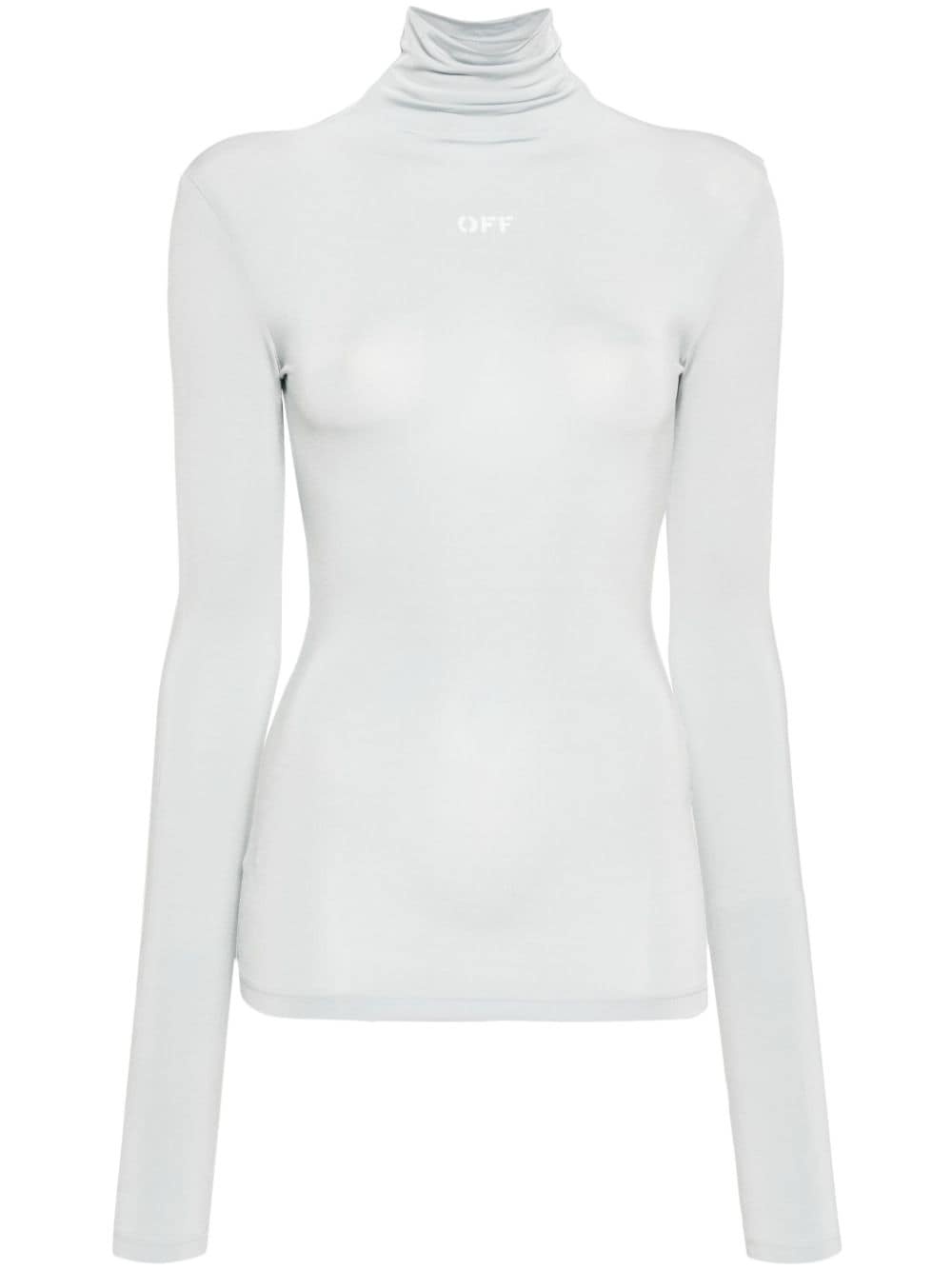 Off Stamp turtleneck top - 1