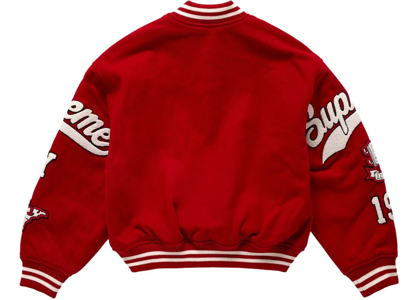 Supreme Supreme Veritas Varsity Jacket Red | REVERSIBLE