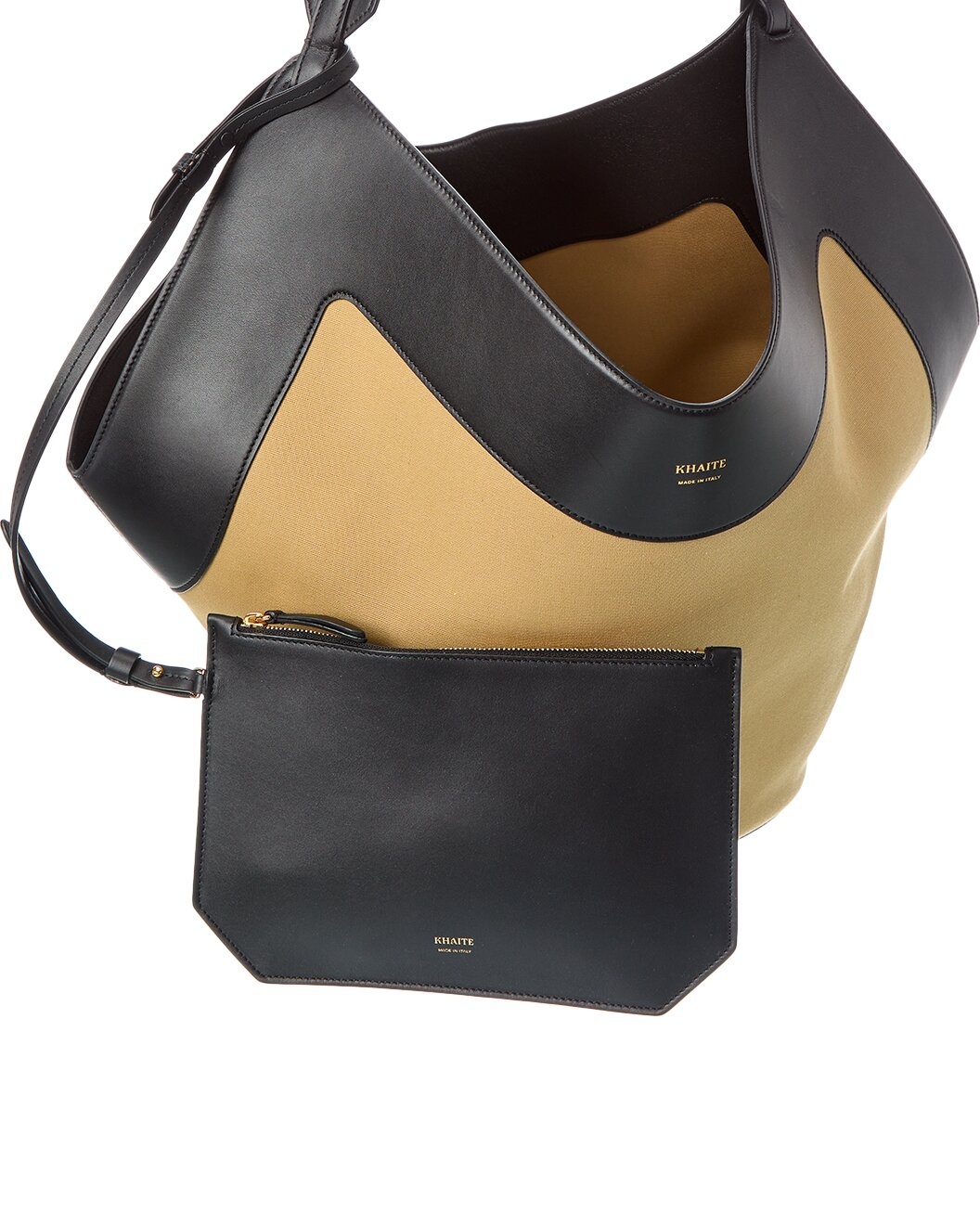 KHAITE Lotus Medium Canvas & Leather Tote - 3
