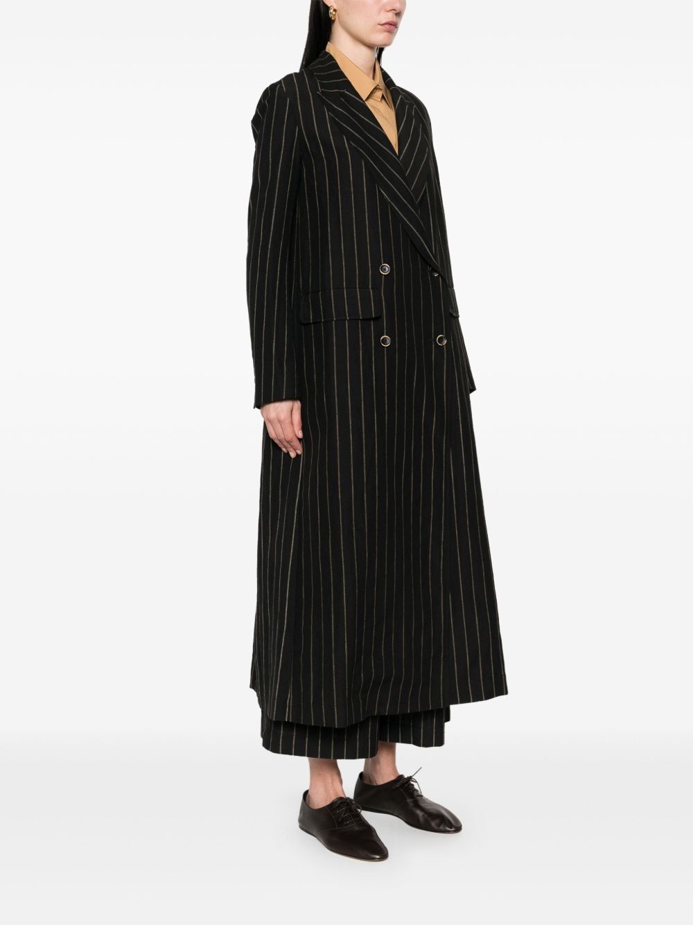striped coat - 3