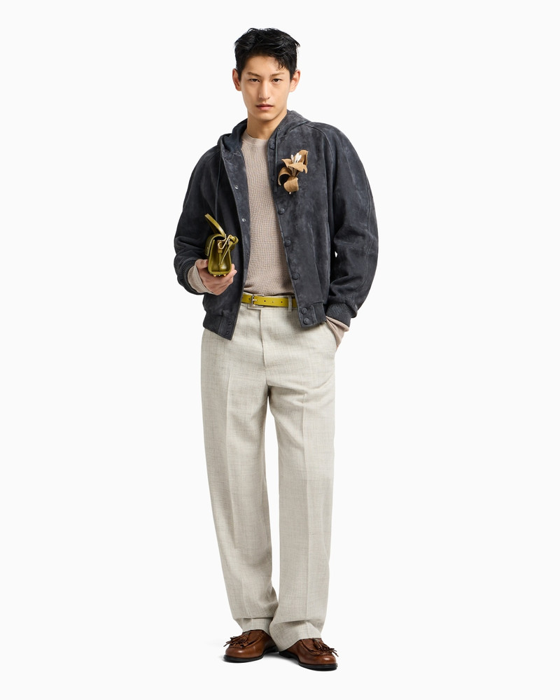 EMPORIO ARMANI JUMPER IN A HALF FISHERMAN’S RIB KNIT outlook