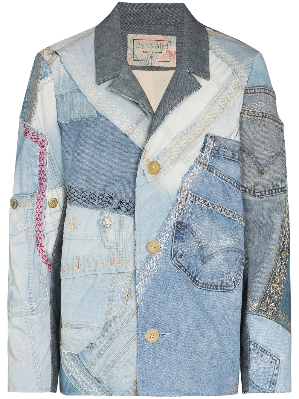 Max patchwork denim jacket - 1