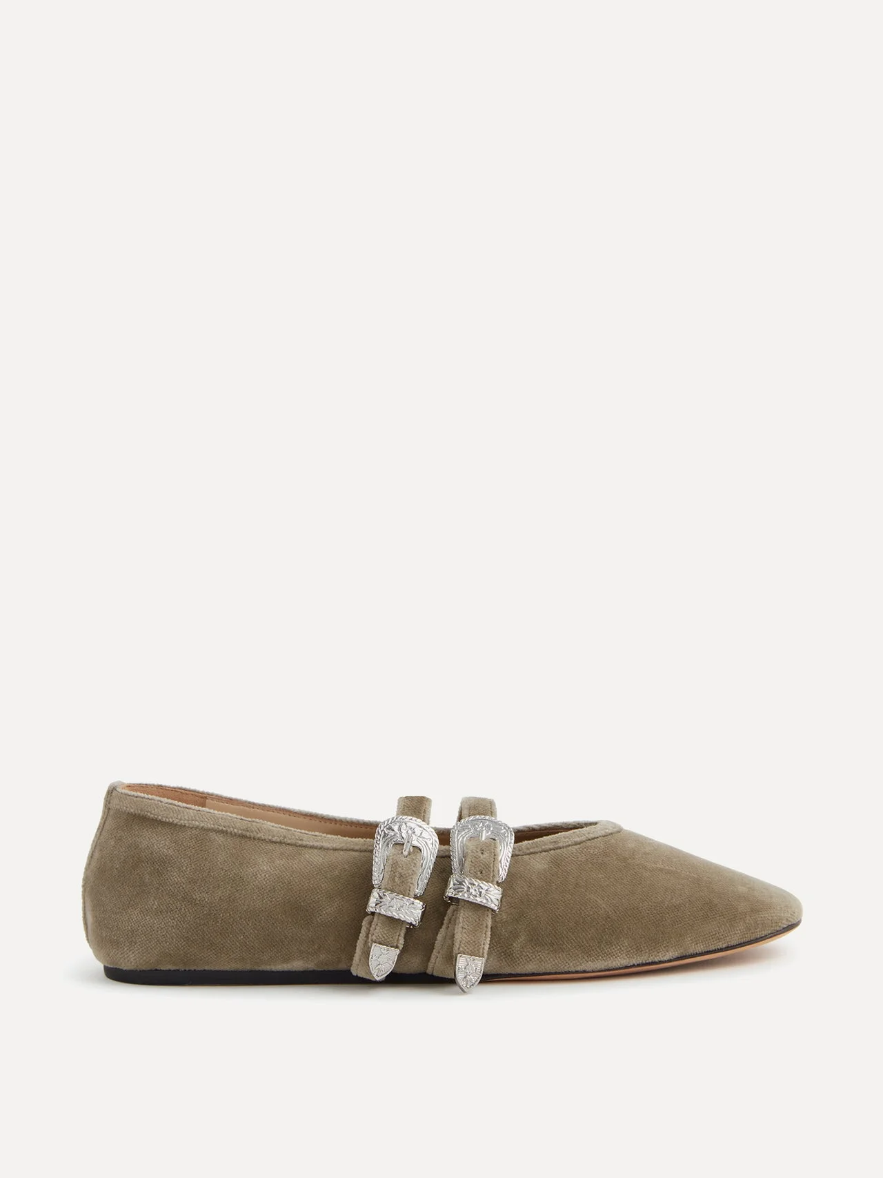 Ballet Claudia Slipper / Ash Velvet - 1