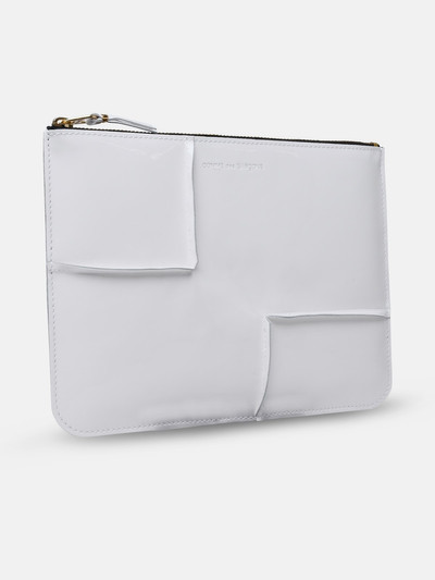 Comme Des Garçons 'MEDLEY' WHITE LEATHER PACKET outlook