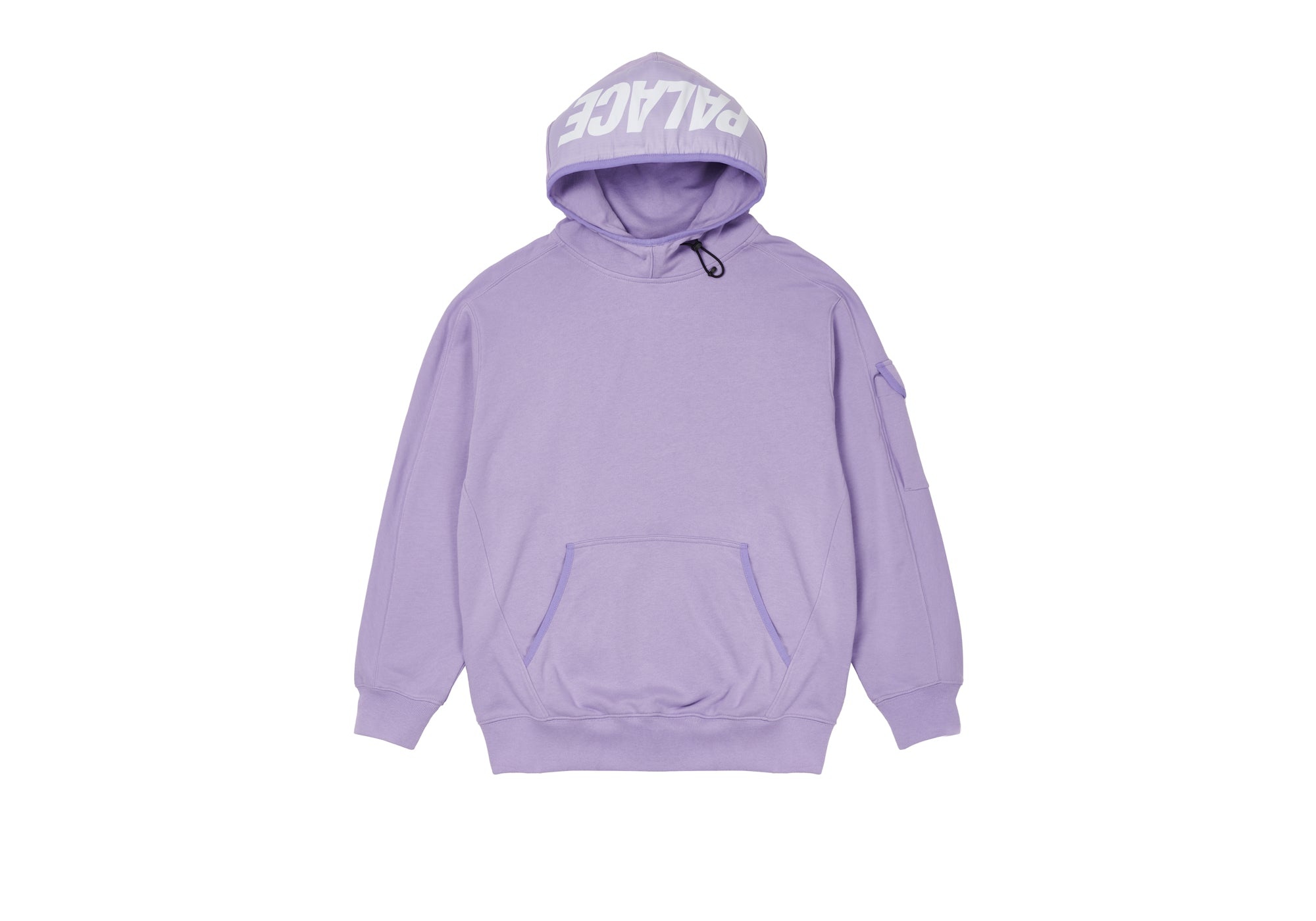 GIANT WOVEN LABEL HOOD LILAC - 1