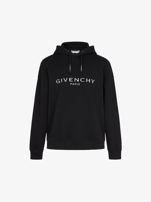 GIVENCHY PARIS embossed hoodie - 1