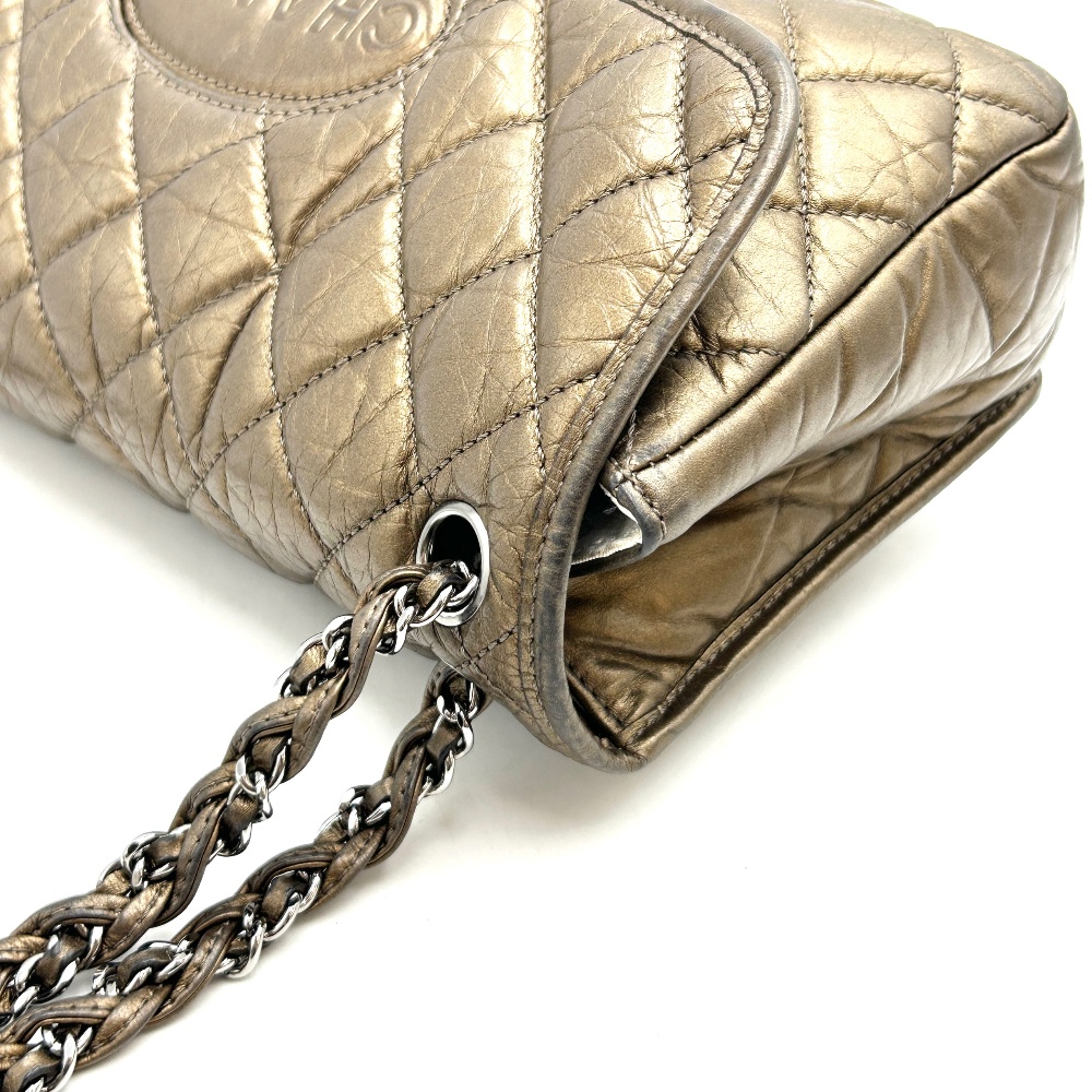 Chanel No.10 Gold Flap Chain Shoulder Bag - 9