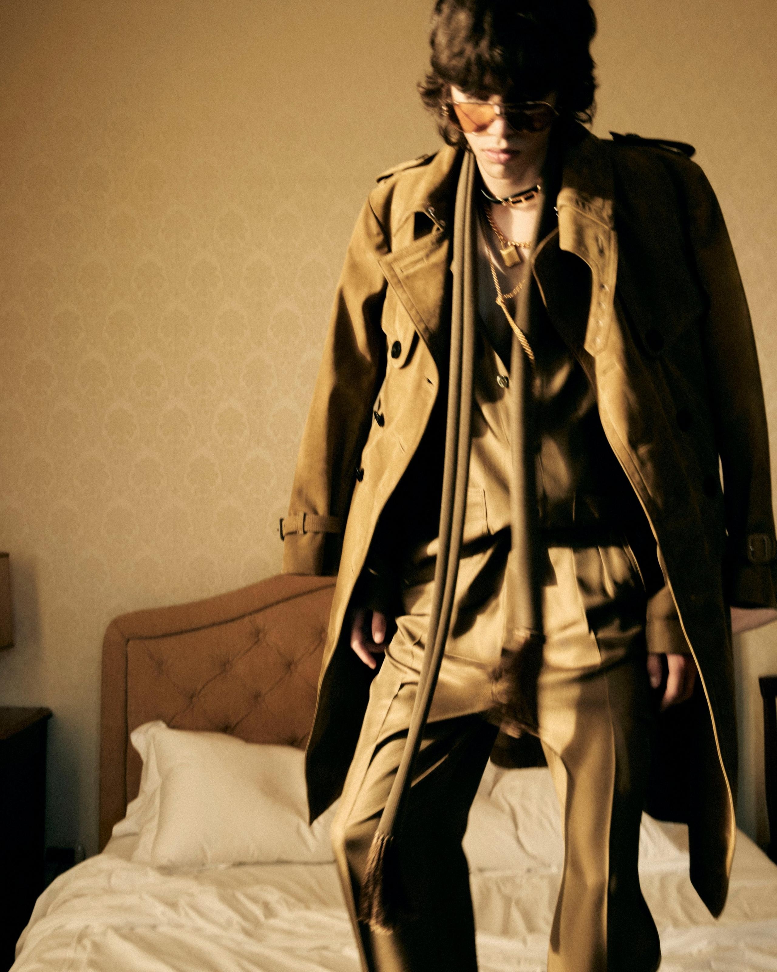 LUXURY SILK TWILL LOUNGE PANT - 4