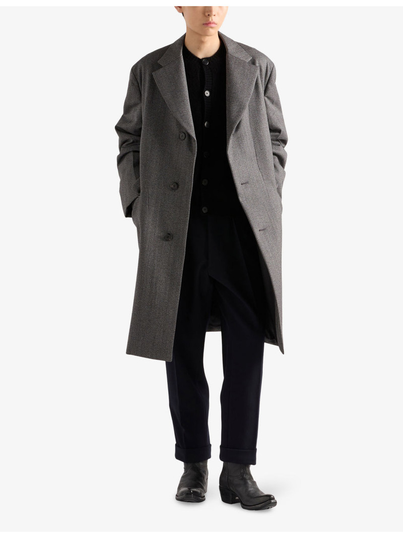 Prada Crew Neck Cashmere Cardigan outlook