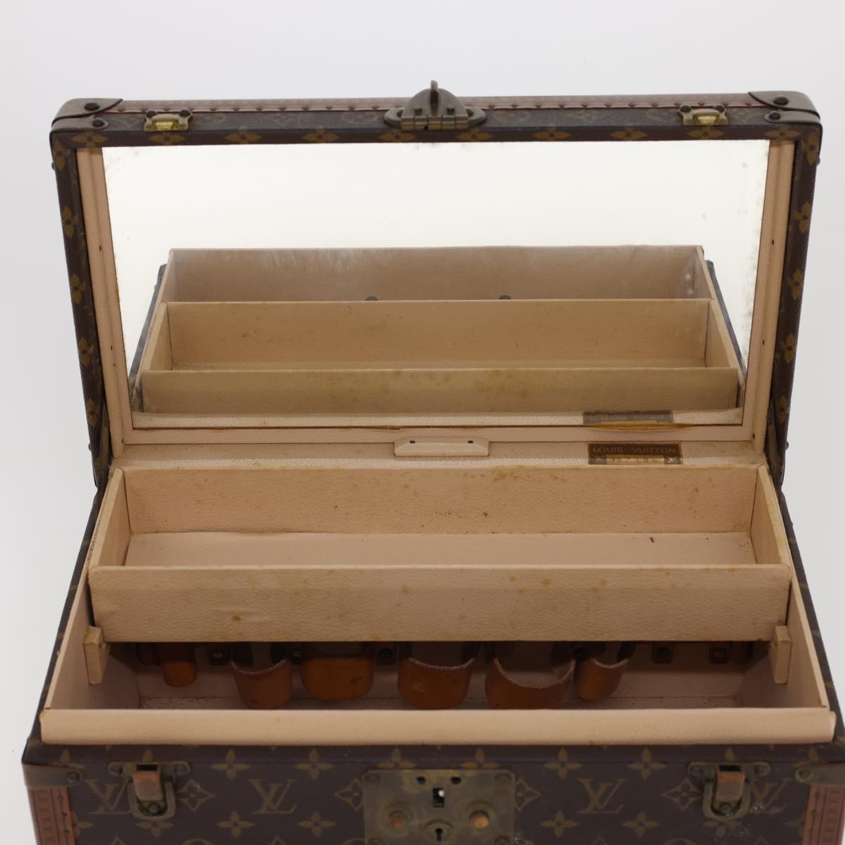 LOUIS VUITTON Monogram Boite Buteil Hand Bag Vanity Vintage M21822 - 10