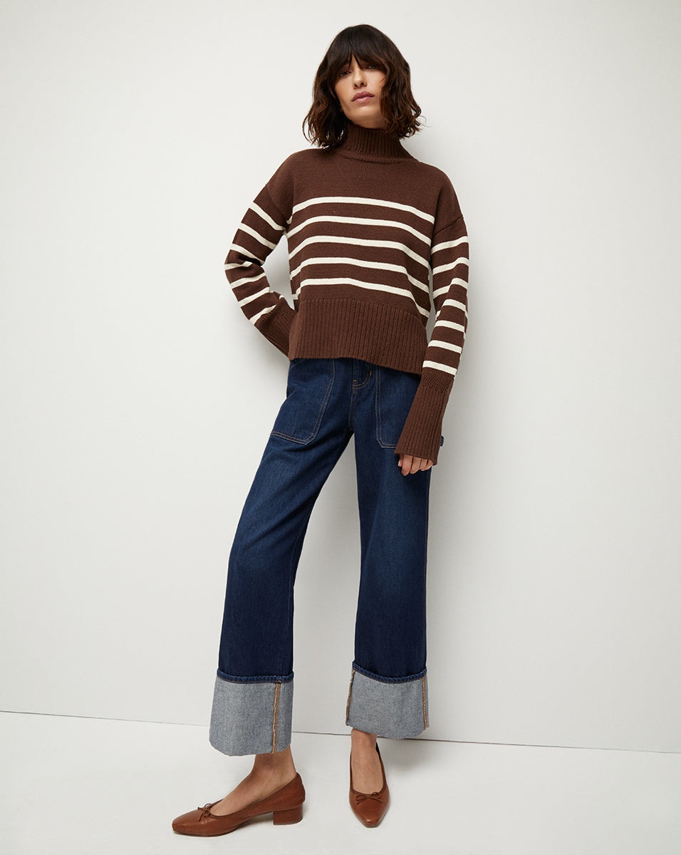 LANCETTI NAUTICAL-STRIPE SWEATER - 3