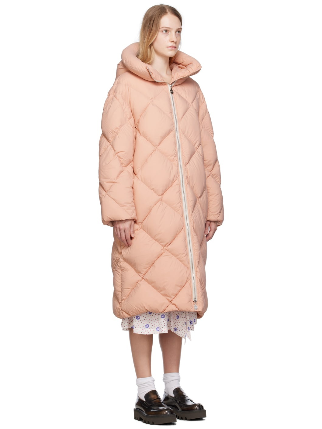 Pink Rowena Down Coat - 2