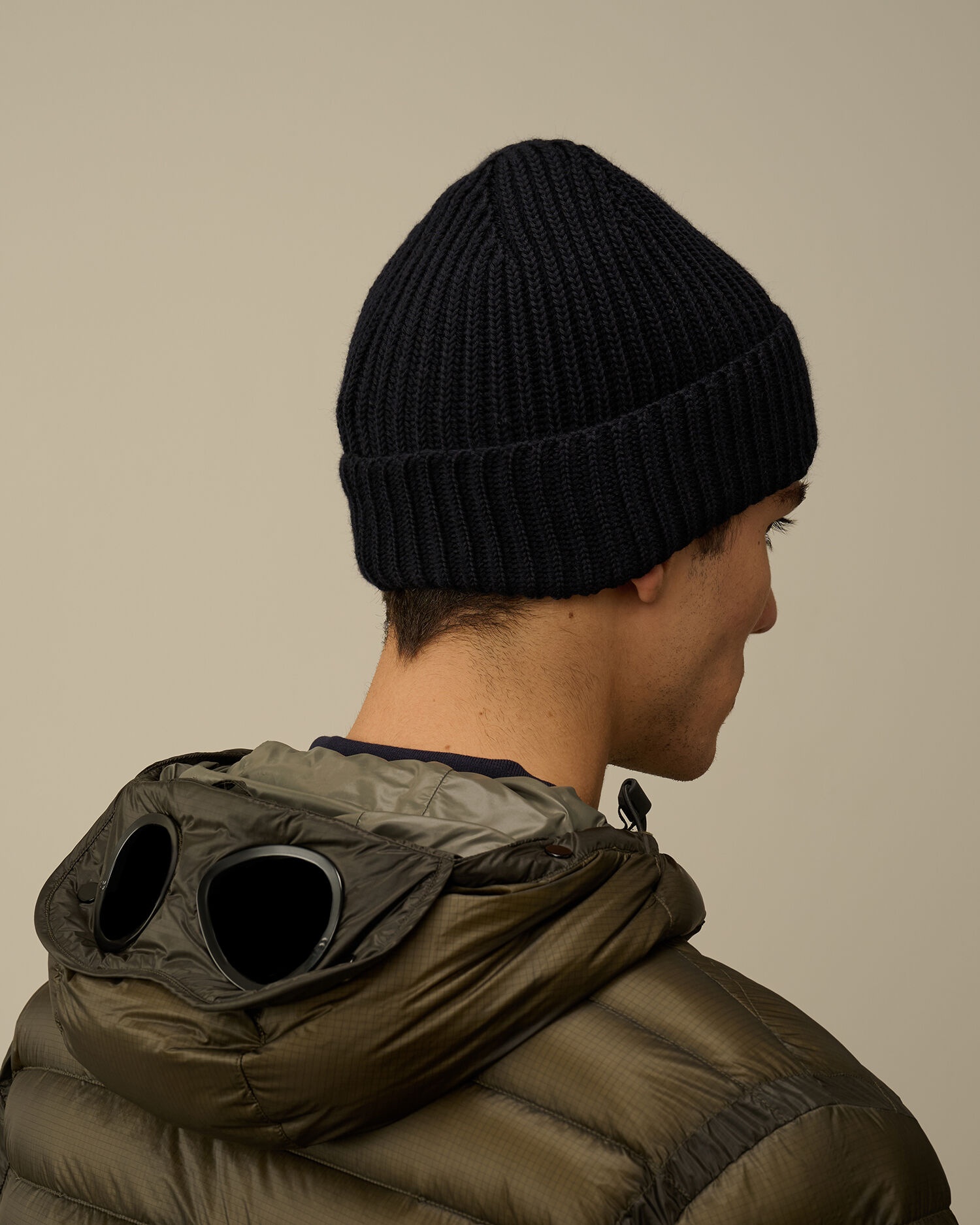 Extra Fine Merino Wool Lens Beanie - 3