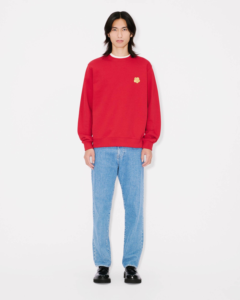 'Boke Flower' embroidered slim sweatshirt in cotton 5
