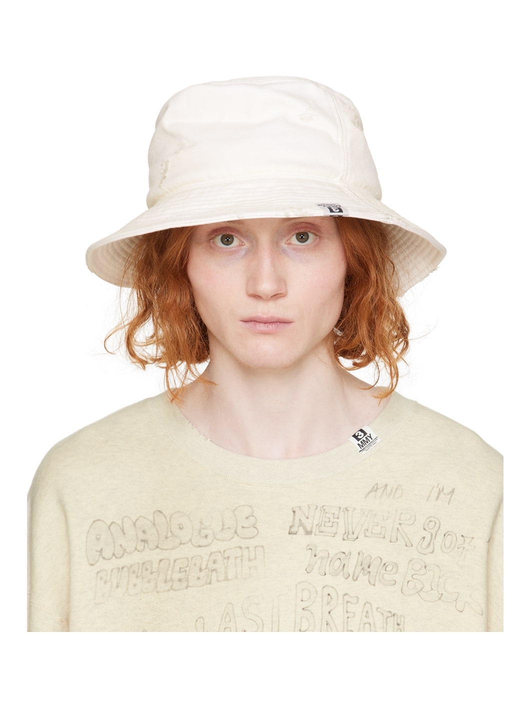 White CA4LA Edition Bucket Hat - 1