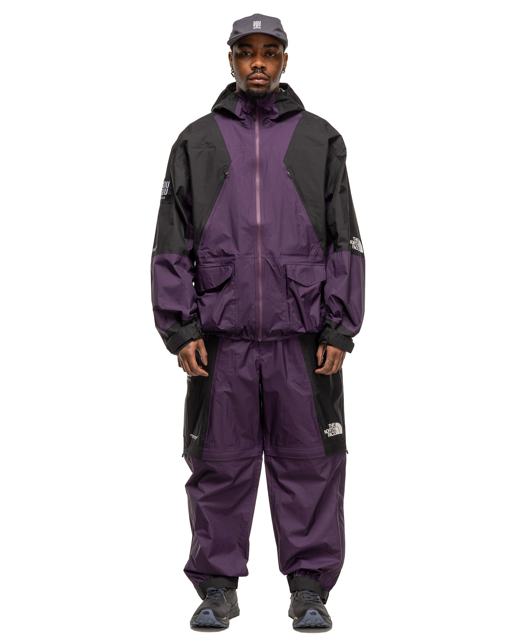 x Undercover SOUKUU Hike Convertible Shell Pant Purple Pennant - 2