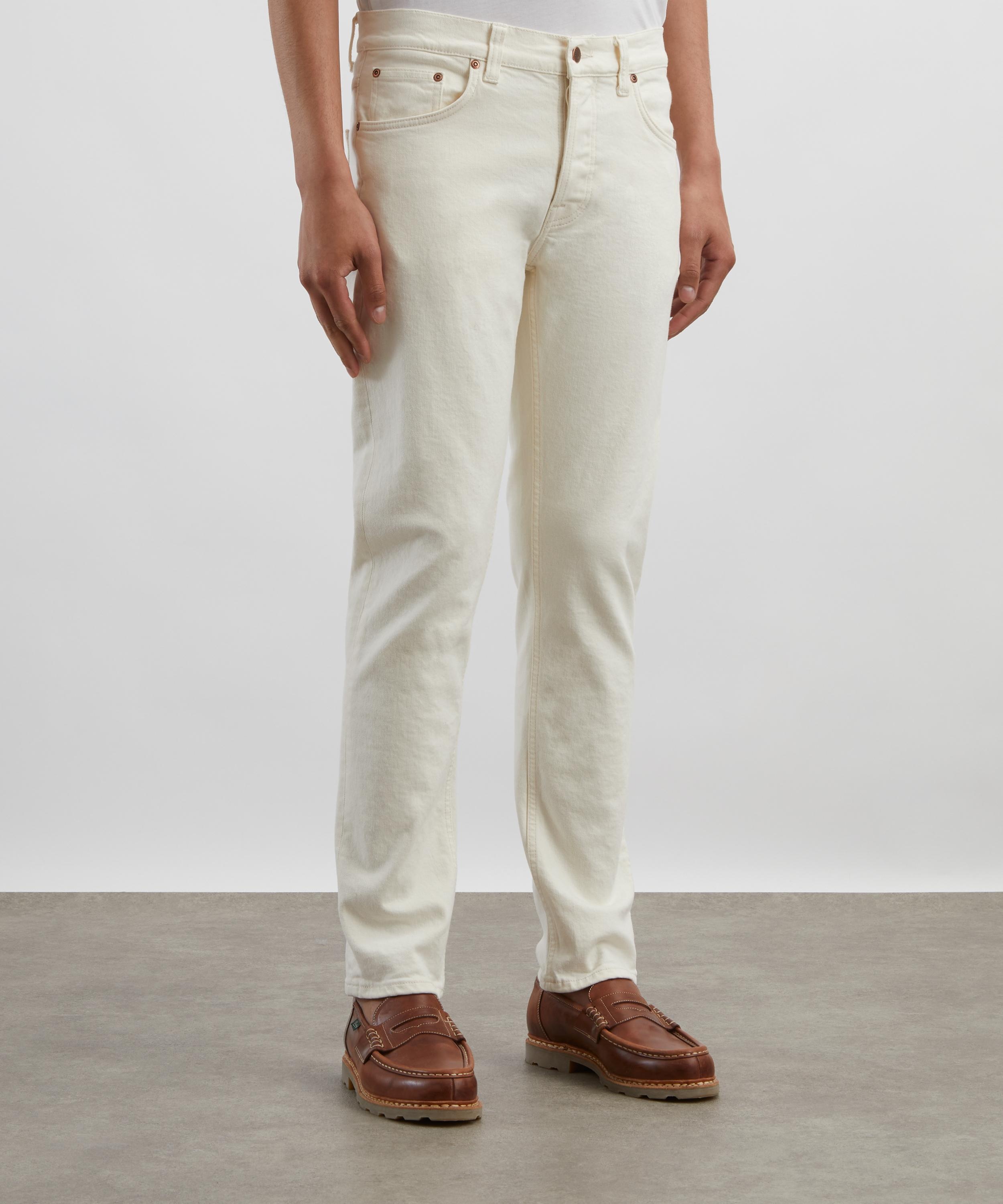Solid Ollie Ivory Slim-Fit Jeans - 3